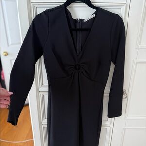 Abercrombie & Fitch Black Long Sleeve Dress